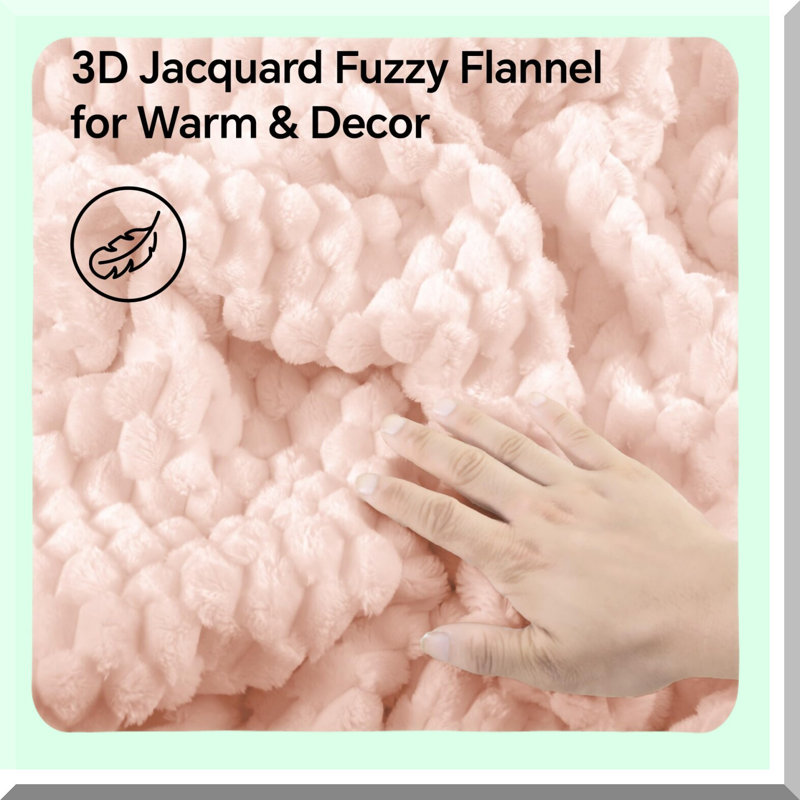 Fleece Cozy Comforter Set - Winter Warmth Bedding Bundle - Soft Fluffy Bed Set with 1 Comforter & 1 Pillowcase - Luxury Bed Set