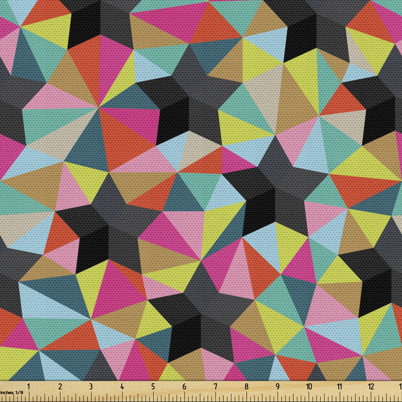Lupe Stars and Triangles Fabric