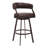 Dehn Modern Swivel Counter or Bar Height Barstool with Open Back and Footrest in Metal and Faux Leather-88365924-97583925-97583927