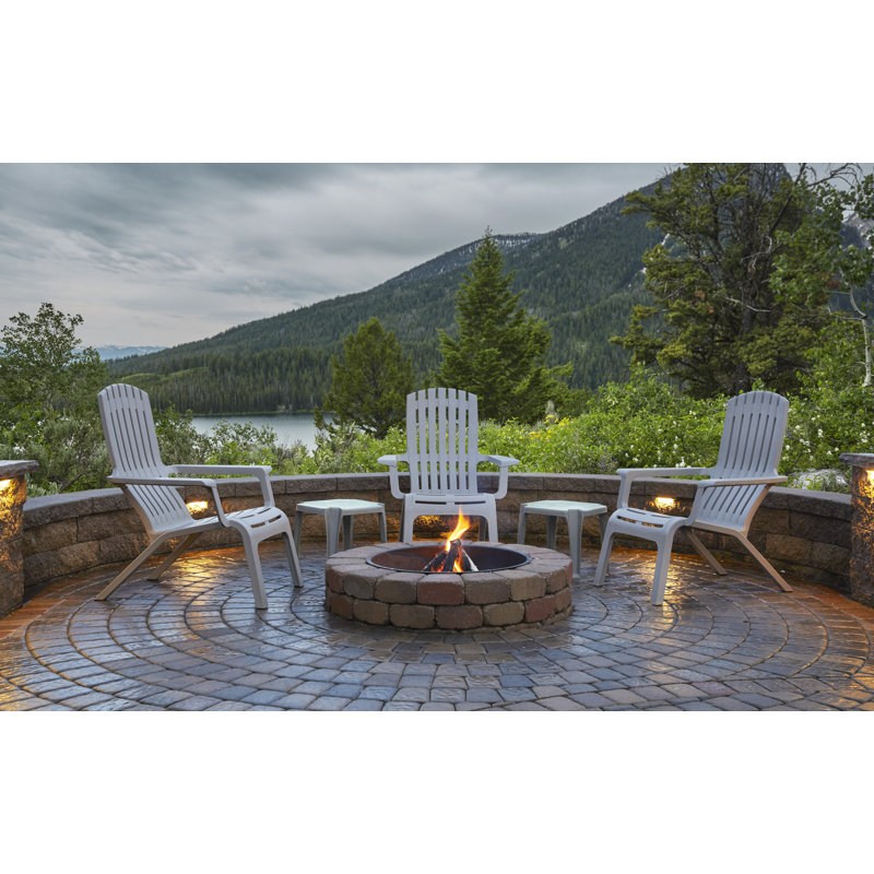 Chaise Adirondack pour l'extérieur, gris