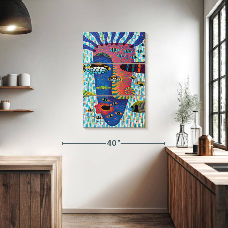 Visage de poisson Avery, H 38 po x l 24 po
