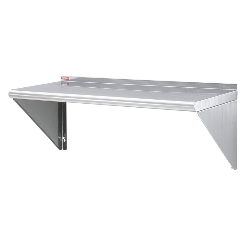 Metal Floating Shelf, 14" H x 36" W x 2.4" D