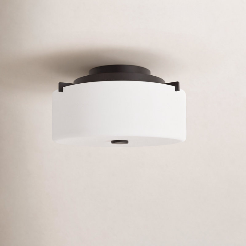 Kyoto Flush Mount, Oil Rubbed Bronze, No, No