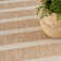 Rectangle Norgard Striped Machine Woven Polypropylene/Polyester Indoor/Outdoor Area Rug in Beige
