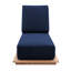Hermosa Outdoor Teak Chaise Lounge-311407009