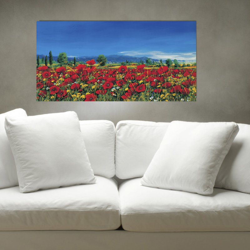 Distesa In Fiore by Marzari - Single Picture Frame Print on MDF
