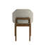 Ensemble de 2 chaises d'appoint moelleuses en chenille