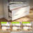 72.83" 5-Tier White Bookcase With 2 Drawers Storage Organizer For Living Room, Office, Bedroom