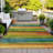 Machine Washable Indoor/Outdoor Xhevrie Green Rug-112168751
