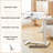 Overbed Bedside Desk with Wheels and Height Adjustment – White