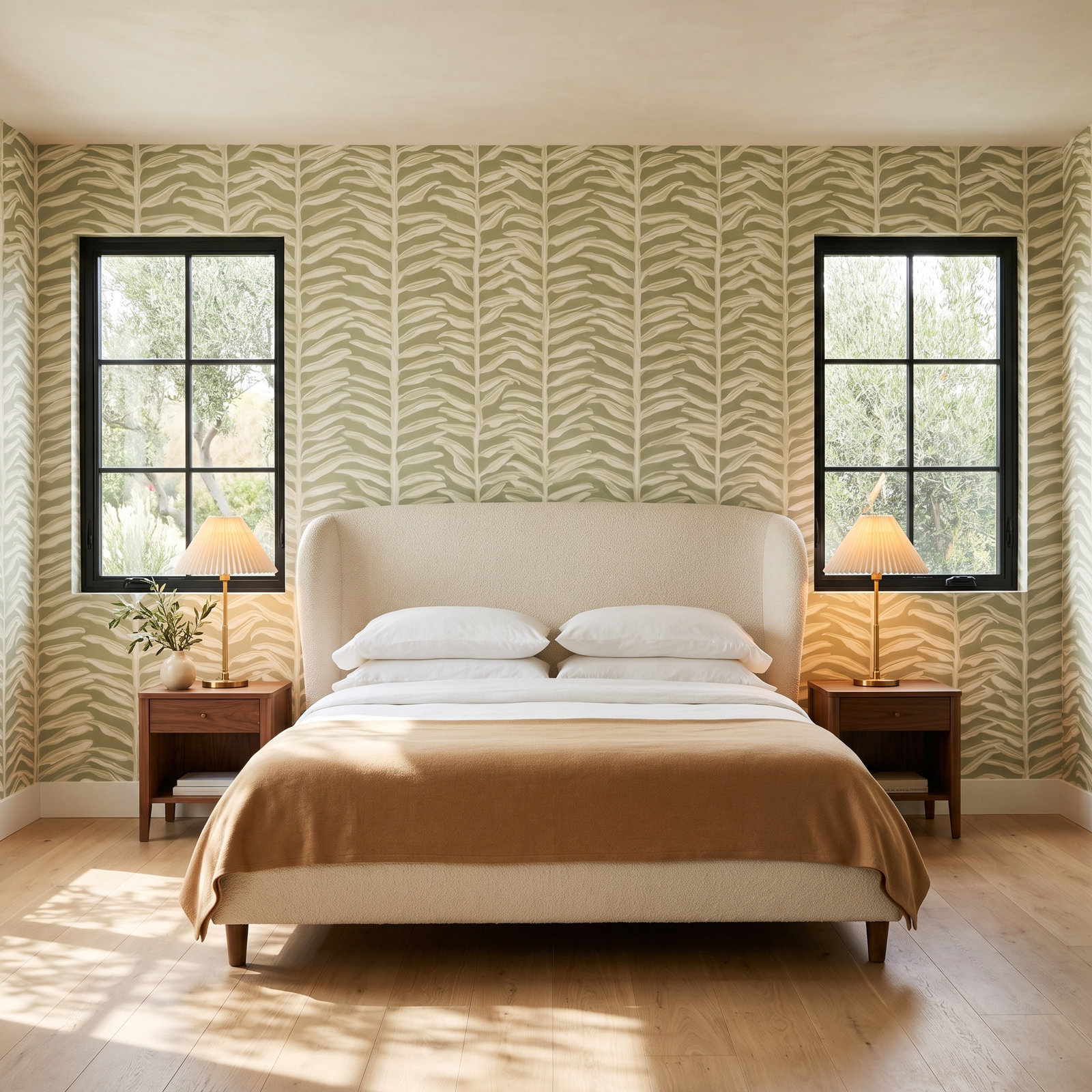 Dagem Self-Adhesive Wallpaper Roll, Matcha Vines