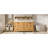 Space-saving Modern Double-sink Vanity, Solid Wood Frame, Contemporary Design