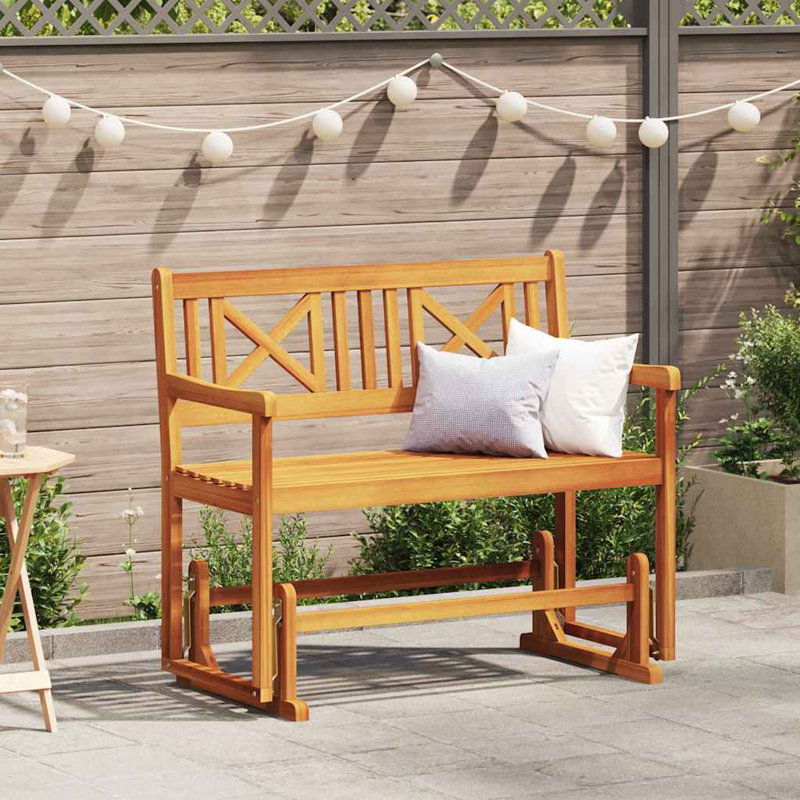 Solid Wood Outdoor Bench