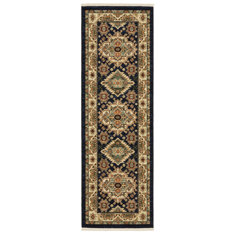 Mirnel Performance Oriental Indoor Rug, Runner 2' x 6'