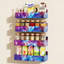 Magnetic Spice Rack For Refrigerator Door - 4 Pack Space Saving Kitchen Organizer With Strong Magnets For Easy Spice Storage And Access
