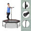 KINWELL 127cm Hexagon Fitness Trampoline with Handlebar-54636131