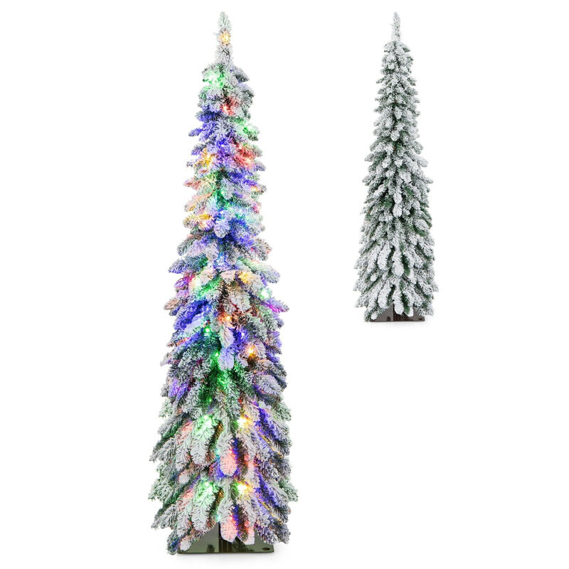 Lighted Artificial Christmas Tree, 5'