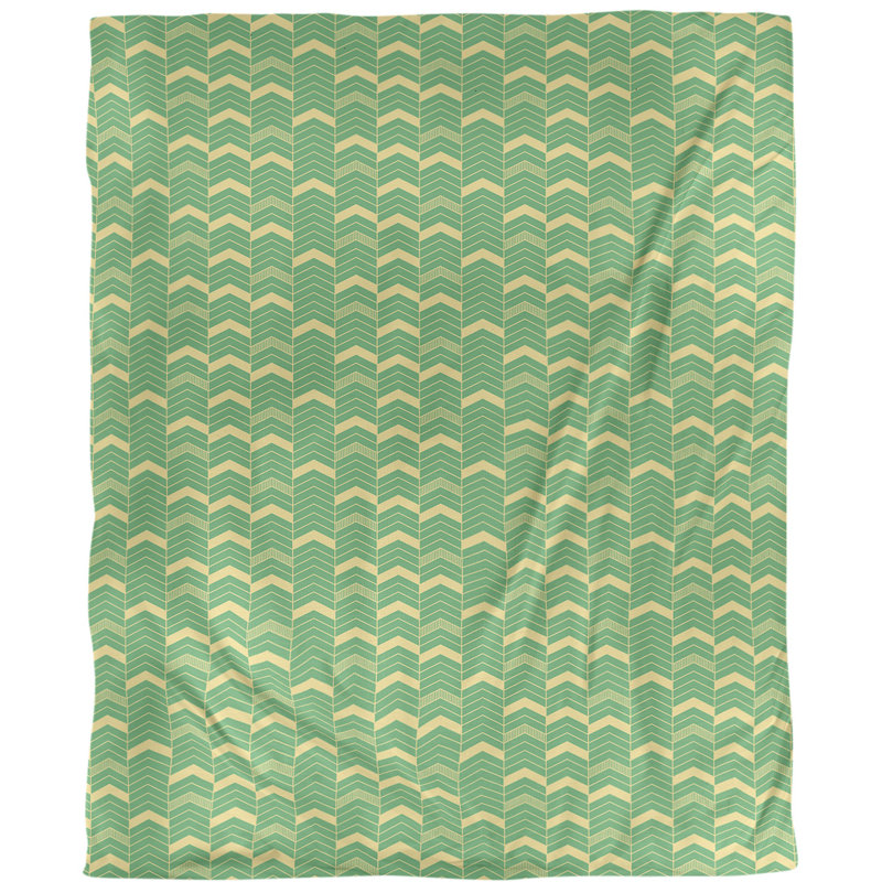 Housse de couette simple Rhonda, Housse de couette pour grand lit, Microfibre, Vert/jaune