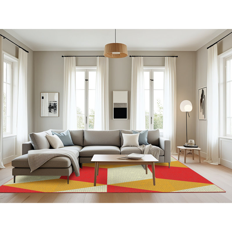 Ranney Geometric Indoor Rug, Rectangle 8' x 12'