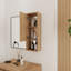 Armoire de rangement murale 10 po, armoire de salle de bain avec porte à fermeture en douceur, contreplaqué (MC250IIMO) (armoire à miroir seulement, sans cadre en aluminium noir)