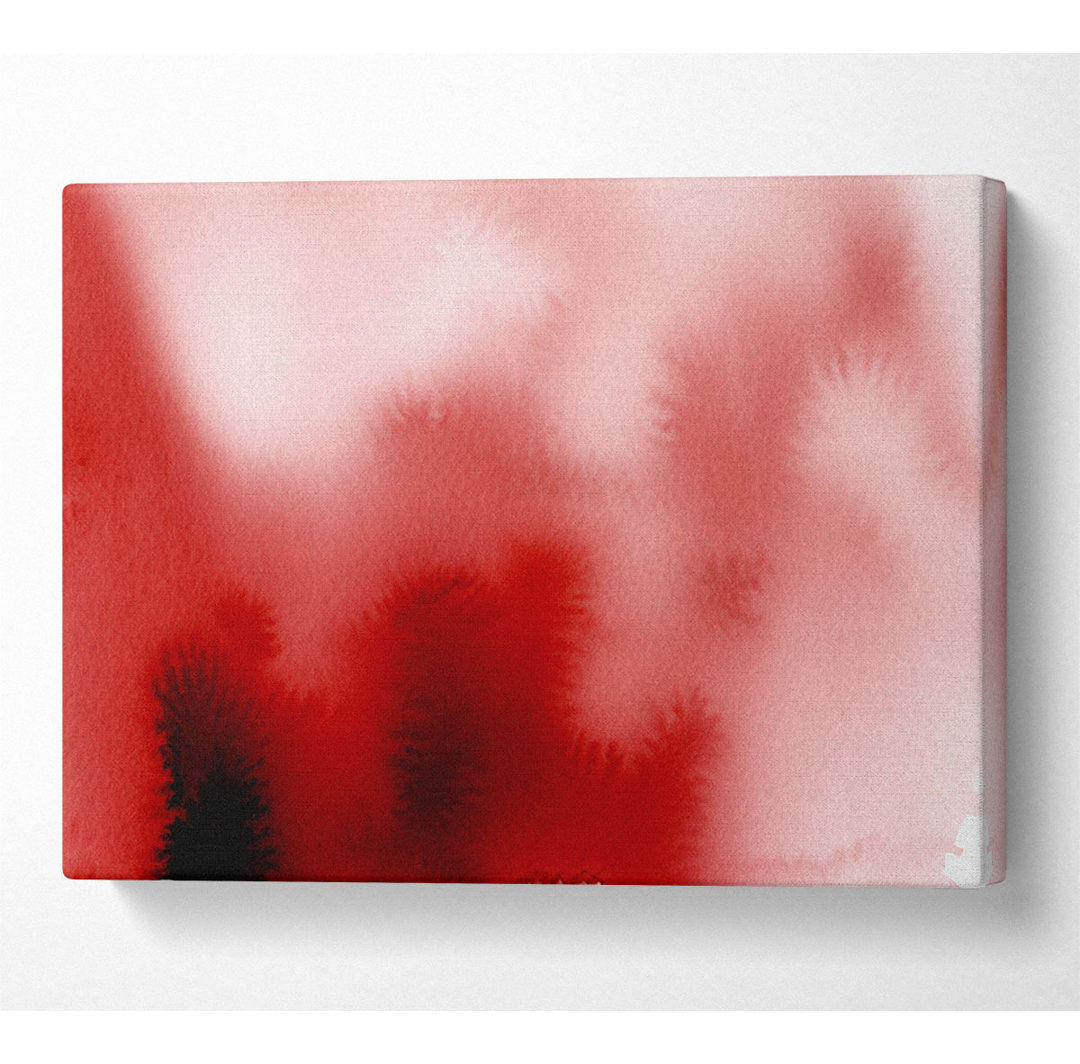 Misty Red - Kunstdrucke auf Leinwand - Wrapped Canvas