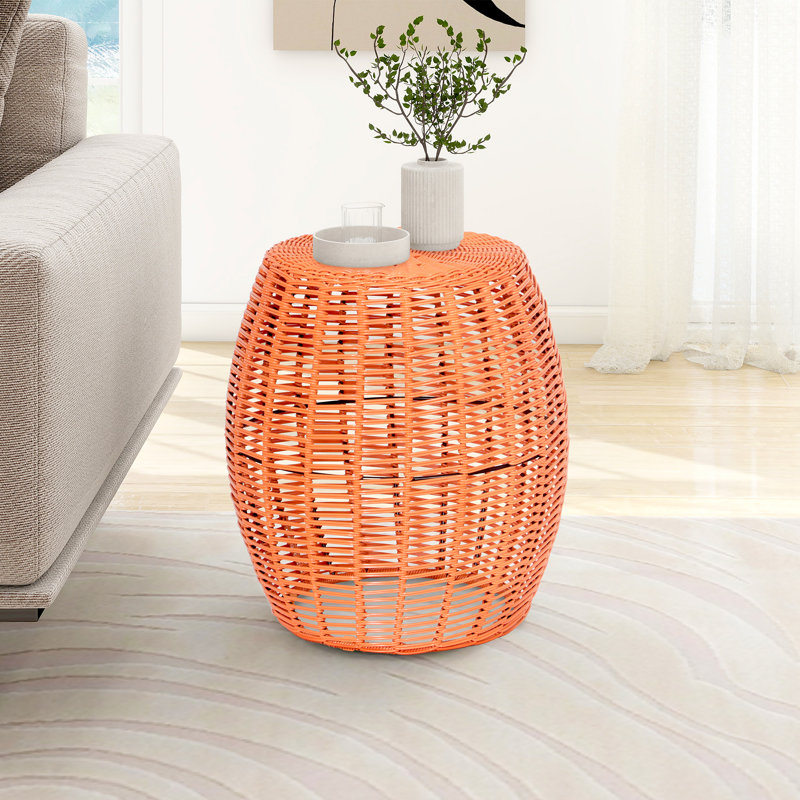 Table de bout Araddhna, Orange