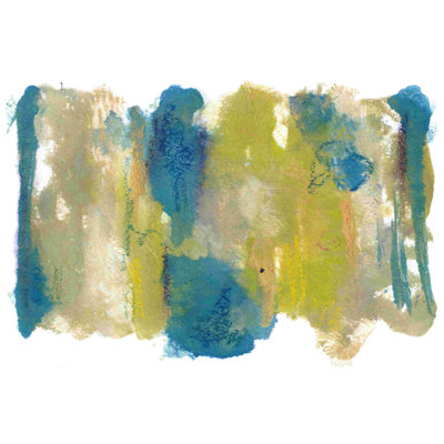 Bleu sarcelle et gribouillis II