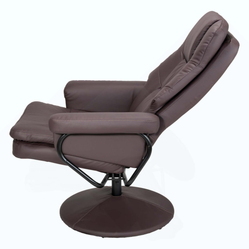 Fauteuil inclinable pivotant en cuir Scratch Cat