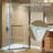 Corner Shower Enclosure 36 In. W X 72 In. H Frameless Neo-Angle Shower Enclosure, 1/4" (6Mm) Clear Sgcc Tempered Glass, Pivot Shower Door ,Shower Base Not Included-121957683