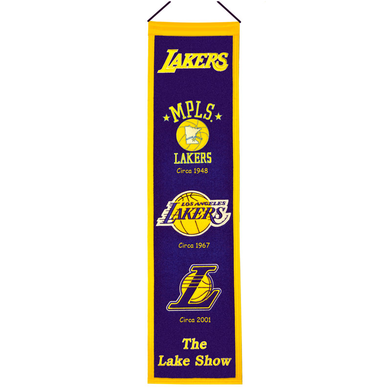 Bannière NBA Heritage, Lakers de Los Angeles