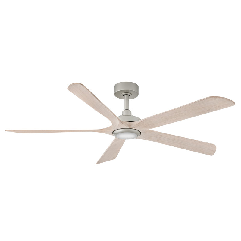 Ventilateur intelligent 58 "Hinkley Fan Layton, Bois de frêne blanchi