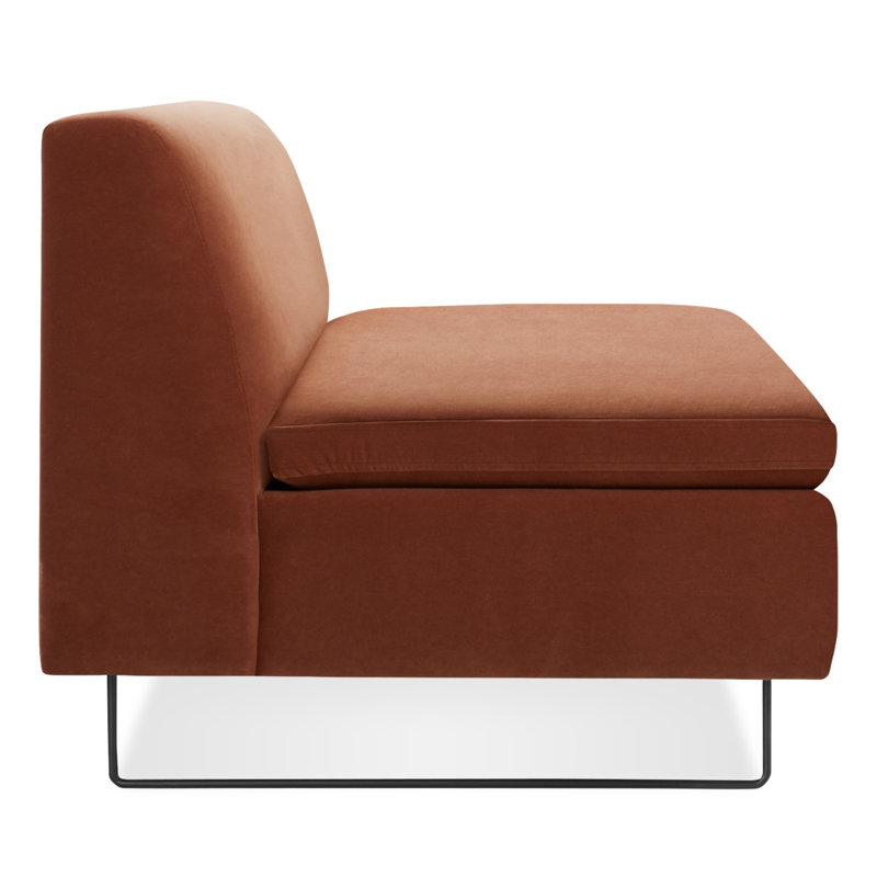 Bonnie And Clyde Sofa, Copper Velvet