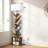 Bookcases With Led Light And Remote Control, 7-tier 2 Drawer Column Floor Lamp-1757698328