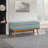 Boyu Polyester Blend Upholstered Storage Bench-2142374505