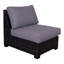 Chaise de patio avec coussins Thunell