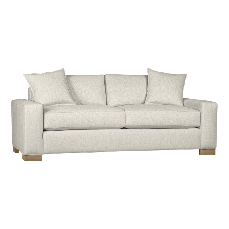Canapé moyen Claremont, Chenille Nompton Snow Crypton®, Hampton