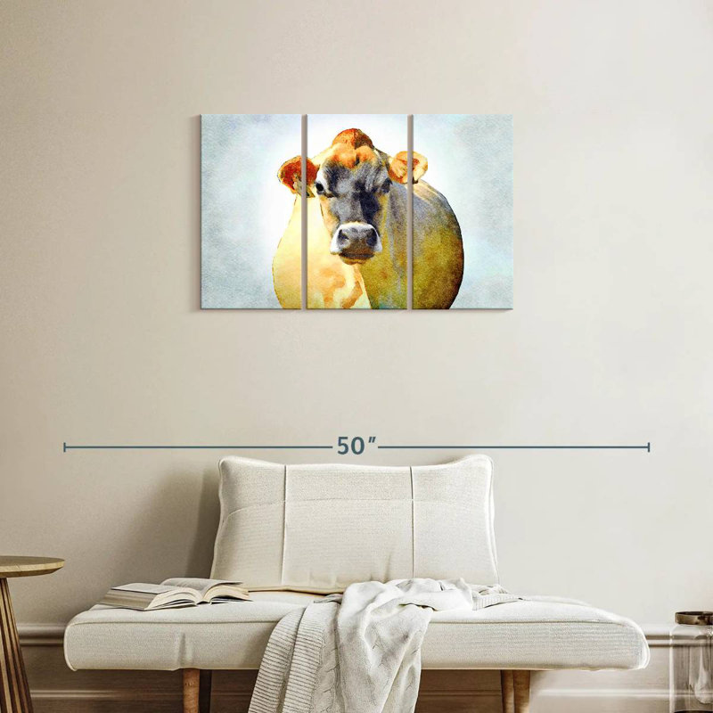 Brampt Grumpy Cow, 20" H x 33" W