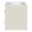 Tour de meuble-lavabo simple 24 po avec lavabo en céramique et armoire de rangement, 2 tiroirs et 1 porte à fermeture en douceur-390945251