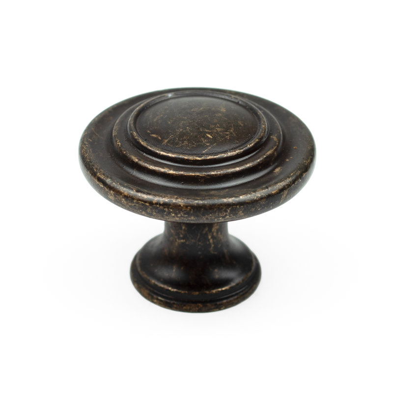 32mm Antique Brass Layered Knob