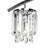 Hallum 11.3" H 3-Light Crystal Vanity Light