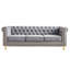 Canapé Chesterfield en velours 84,65 po-659091816