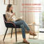 Velvet Upholstered Quilted Armchair for Dining Room, Bar, Restaurant or Hotel-976227482