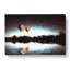 Hot Air Balloons Above A Lake In Abstract - Wrapped Canvas Painting-55360182