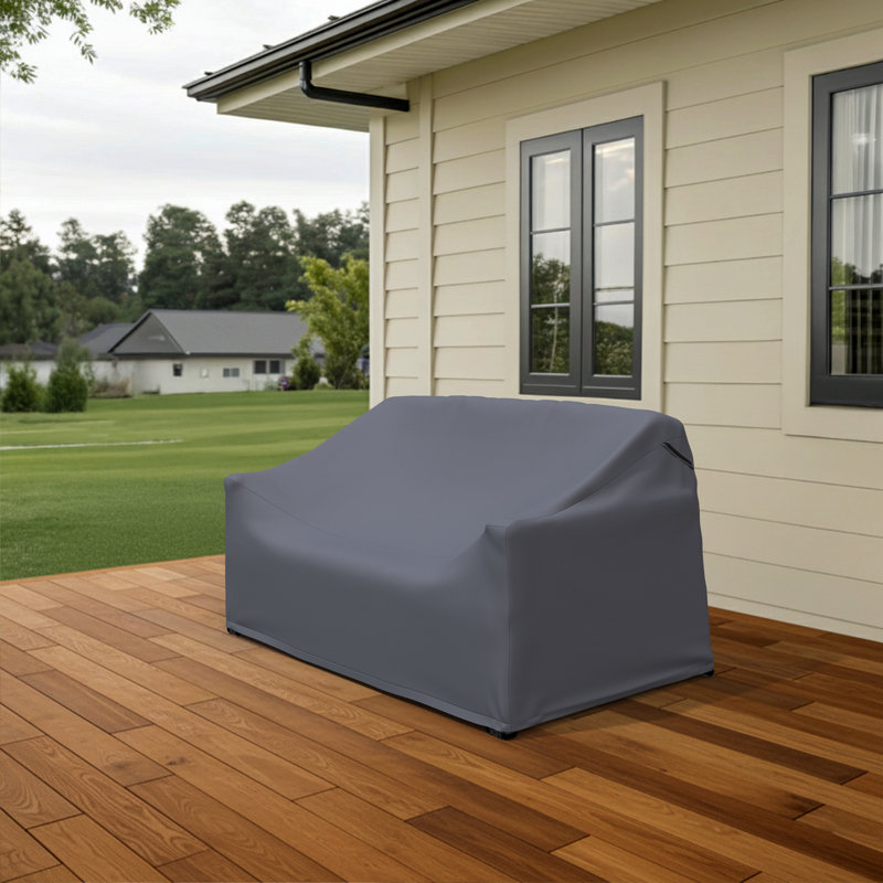 Aegean 55" Metal Outdoor Patio Loveseat Cover
