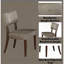 Ensemble de 2 chaises d'appoint en tissu gris Drake