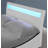 Atropos LED Faux Leather Bed Frame with Mattress Options-1015266040-1015266043-1016700054