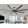 96 In. Indoor/Outdoor Black DC Motor Industrial Ceiling Fan With Remote Control