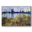 Impression sur toile, "Les quais de la rivière à Vétheuil" par Claude Monet-92523856-92523857