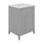 Meuble-lavabo 24 po avec lavabo, tiroirs et armoire avec tablettes réglables-454008867