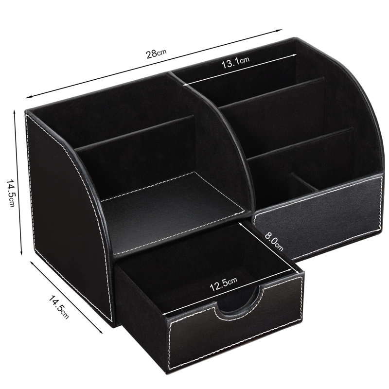 Aavyn Desk Organiser, Black